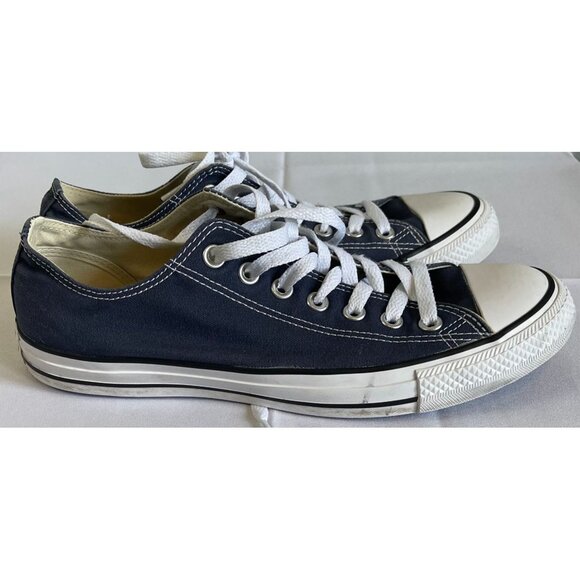 Converse Navy and White Men's Shoes - Picture 3 of 9